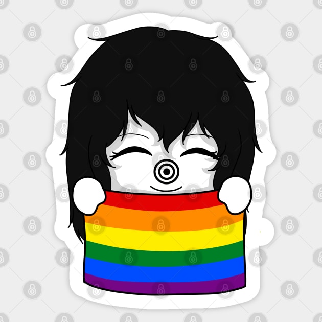 creepypasta pride chibi laughing jill Sticker by LillyTheChibi